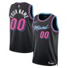 Dres Miami Heat Prilagođeni Nike 2025-26 City Edition Crno Swingman